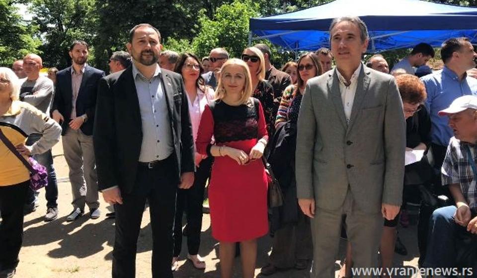 Gradonačelnik i predstavnici gradskog rukovodstva. Foto VranjeNews