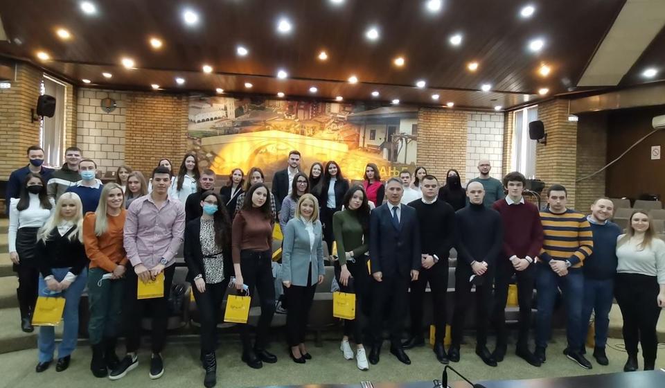 Sa prijema nagrađenih za 2021. Foto vranje.rs