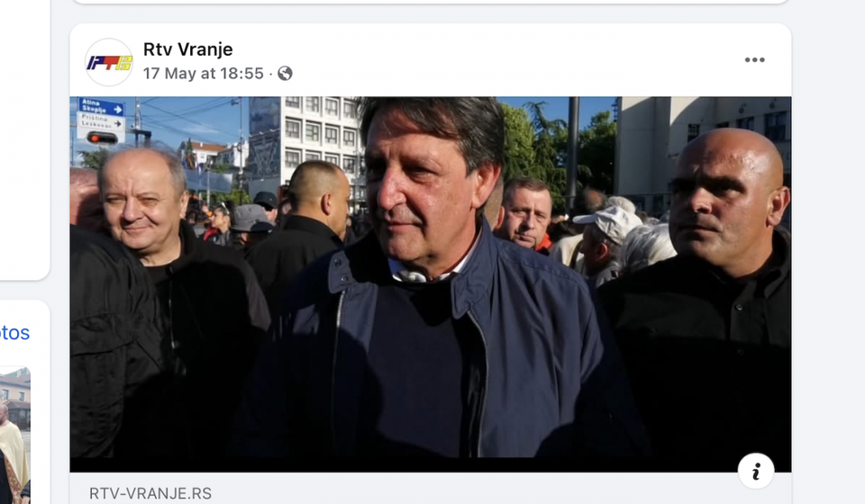 Sa terena u Nišu. Foto Facebook (zvanična stranica portala RTV)