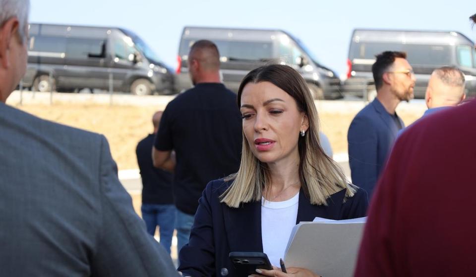 I ministarka Adrijana (Mesarović) je tu. Foto Vranje news