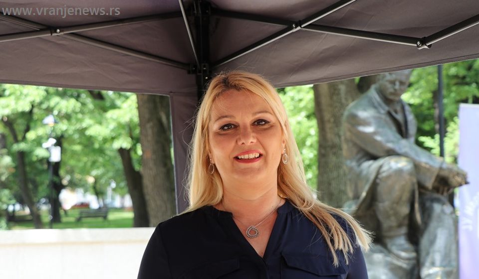 Podrška talentovanim učenicima i njihovoj kreativnosti: Gordana Dimitrijević, direktorka NU. Foto Vranje News