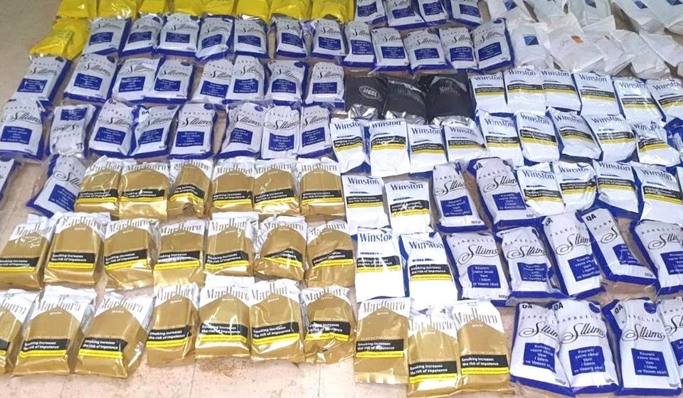 Zaplenjeni duvan. Foto UC