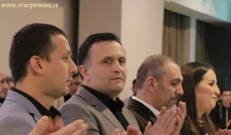 Đorđević na nedavnom proglašenju najboljih sportista Vranja u 2021. Foto Vranje News