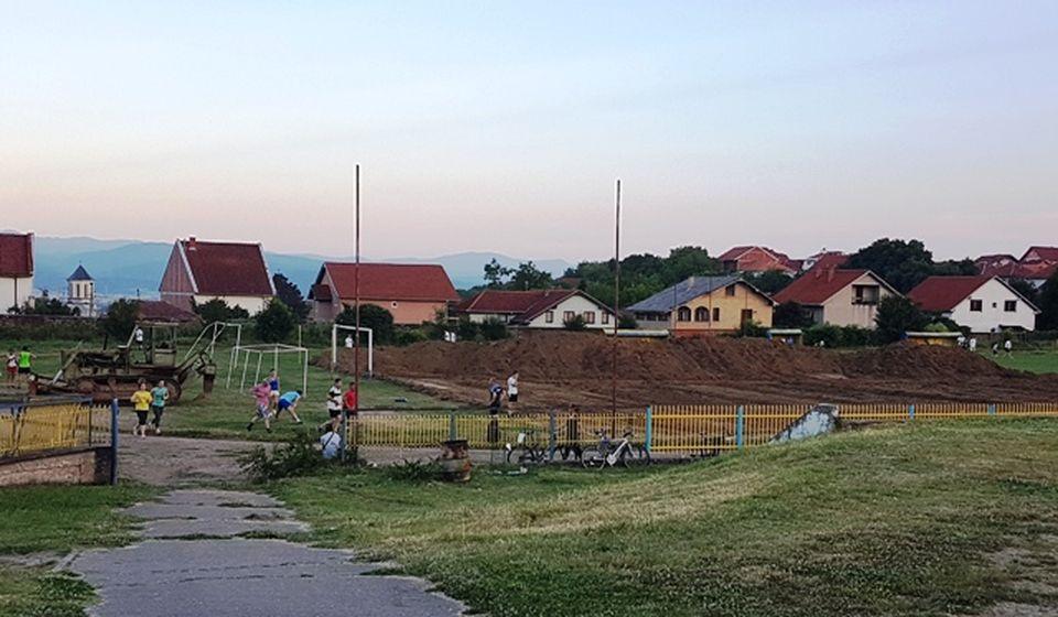 Gradski stadion u Vranju na početku rekonstrukcije 2017. Foto D. Dimić, VranjeNews