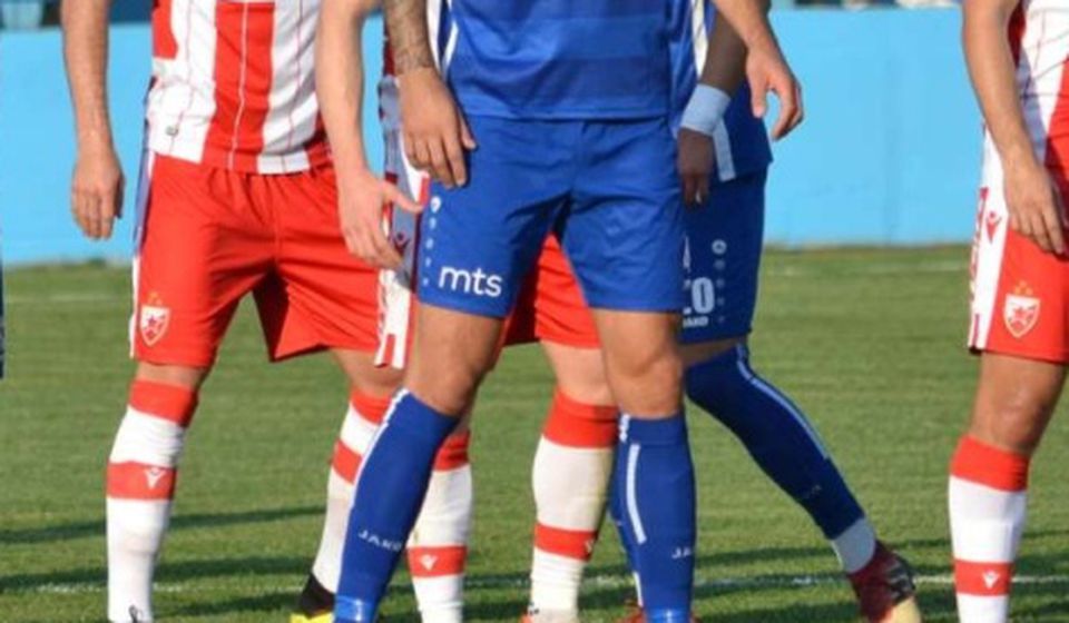 Žarko Marković na utakmici s Zvezdom. Foto D. Mirčev