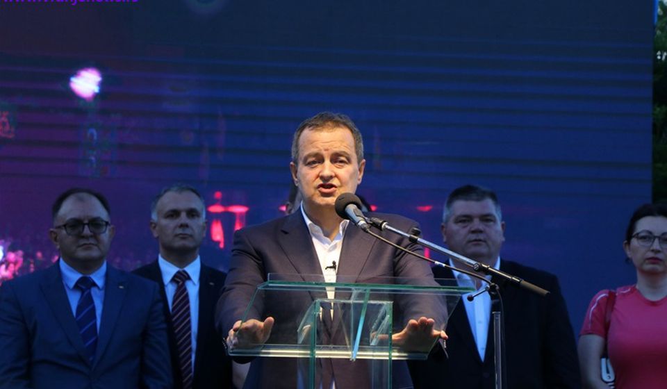 Ivica Dačić na predizbornoj konvenciji u Vranju u junu 2020. Foto Vranje News