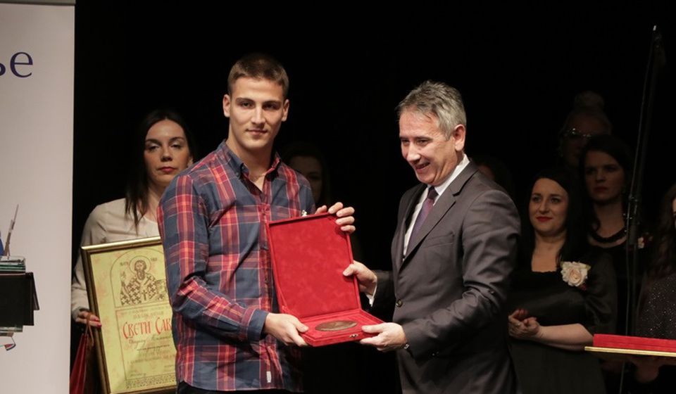 Laureat među srednjoškolcima je gimnazijalac Bogdan Milenković. Foto Vranje News