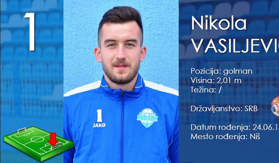 Nikola Vasiljević. Foto FK Radnik