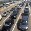 Stanje na graničnom prelazu Preševu u utorak oko 9.50 časova. Screenshot kamere AMSS