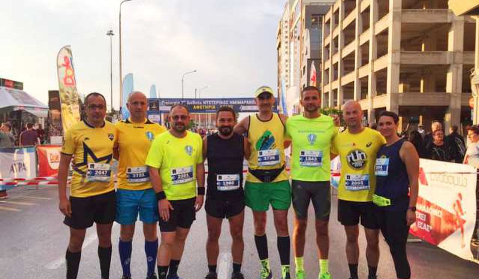Vranjski maratonci u Solunu. Foto AK Vranjski maratonci
