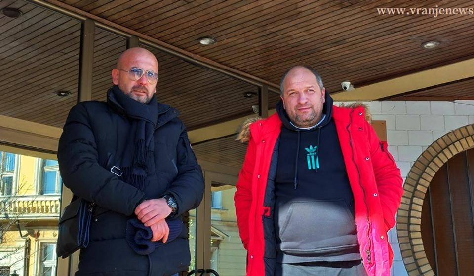Isidor Stefanović (levo ) i Ivica Petrušević. Foto Vranje News