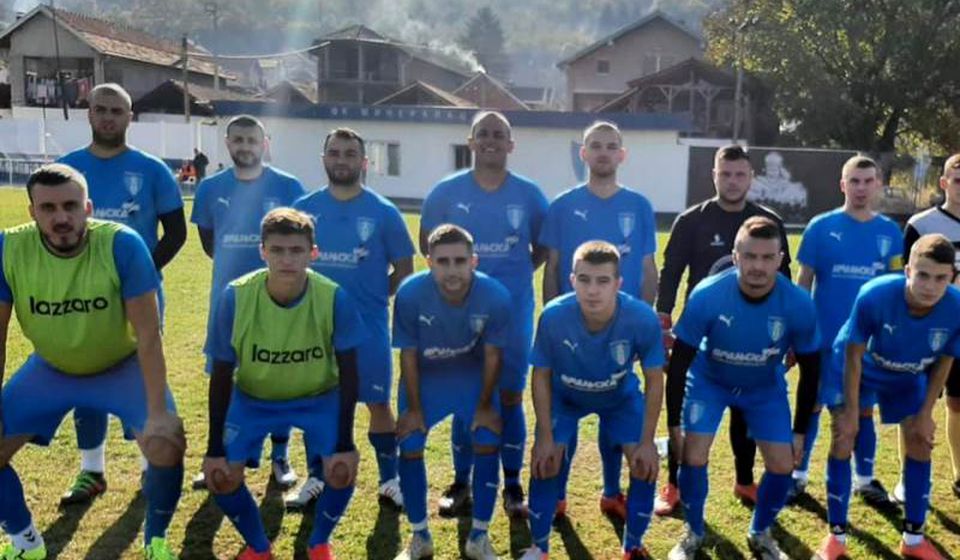 Lideri na tabeli Pčinjske okružne lige: FK Mineralac. Foto Boban Stevanović (Fejsbuk stranica FK Mineralac)