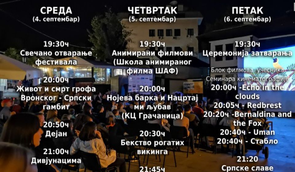 Program festivala