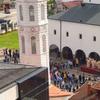 Obeležavanje Vaskrsa jutros u Hramu Svete Trojice u Vranju. Foto Vranje News