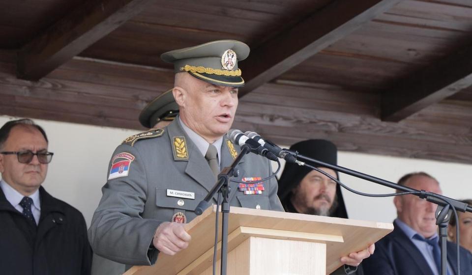 Komandant Kopnene vojske general-potpukovnik Milosav Simović. Foto Vranje news