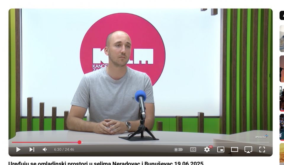 Deset u pola s Lukom na Vranjskoj plas doo. Foto YouTube (printscreen stranice zvaničnog kanala Vranjska plus doo)