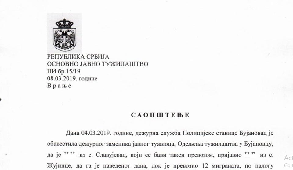 Odgoovr OJT. Foto printscreen VranjeNews