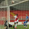 Leandro Pinto postiže izjednačujući gol za Novosađane. Foto FK Proleter