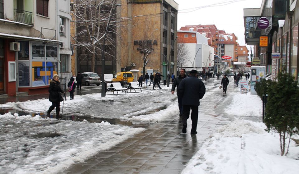 Oldtajmera nema na šetalištu zbog snega. Foto VranjeNews