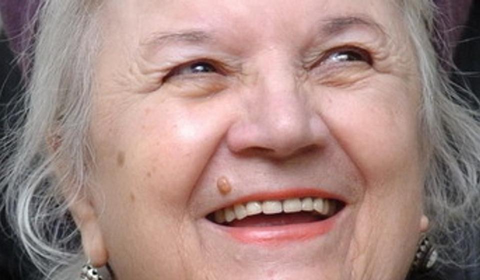 Grozdana Olujić. Foto Fejsbuk profil književnice