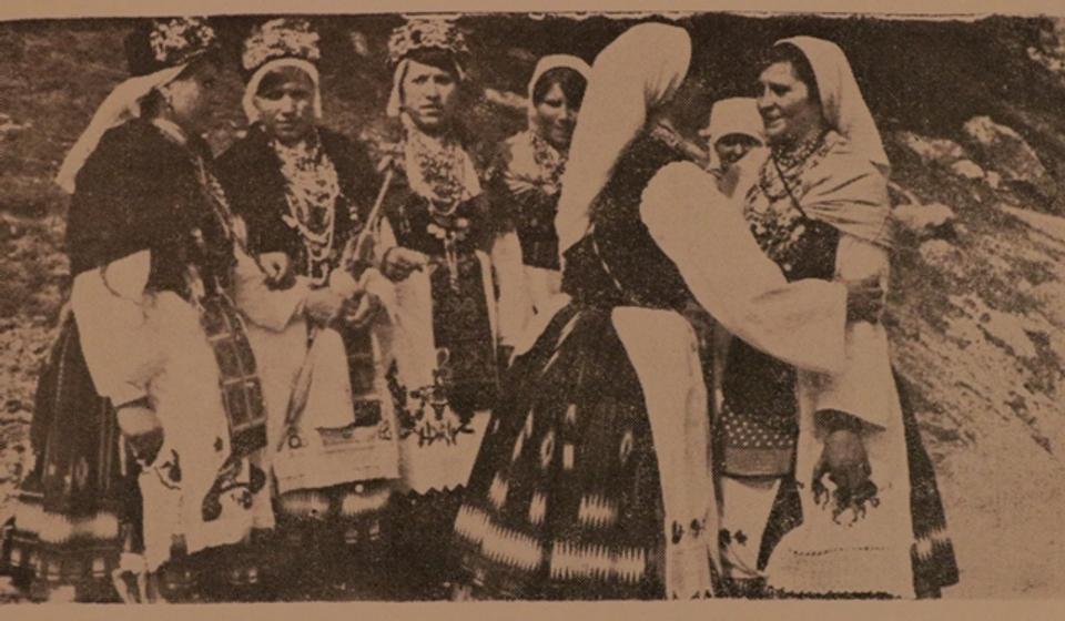 Lazarice u Donjem Stajevcu 1974. godine. Foto izvor 