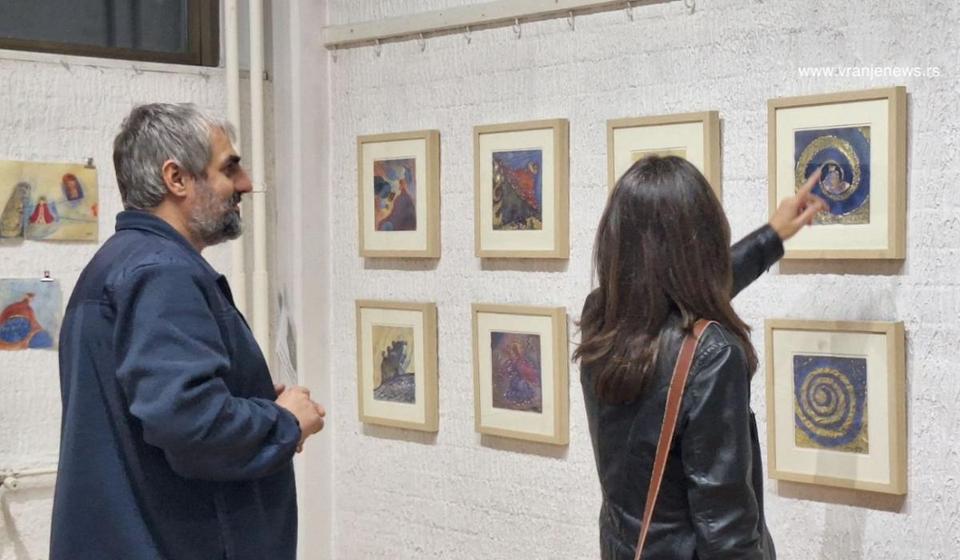 Detalj sa otvaranja izložbe. Foto Vranje news