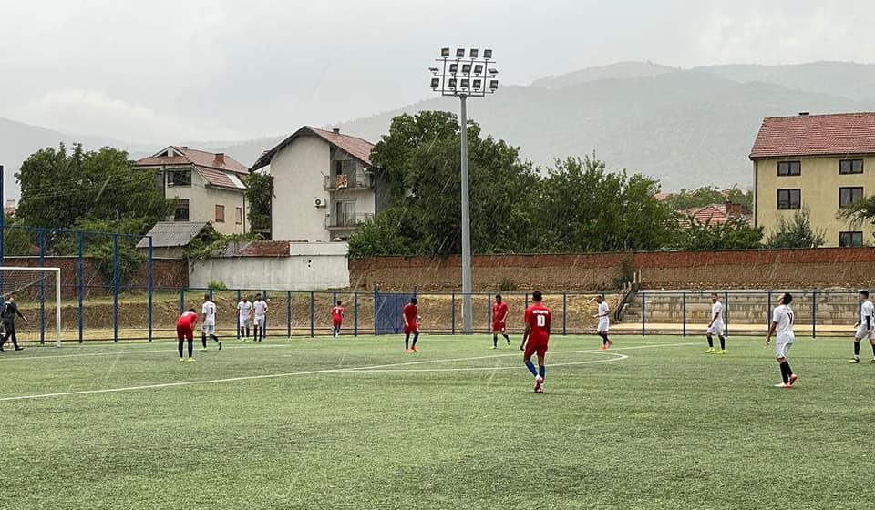 Detalj sa utakmice Radnički - Lugina. Foto KF Lugina
