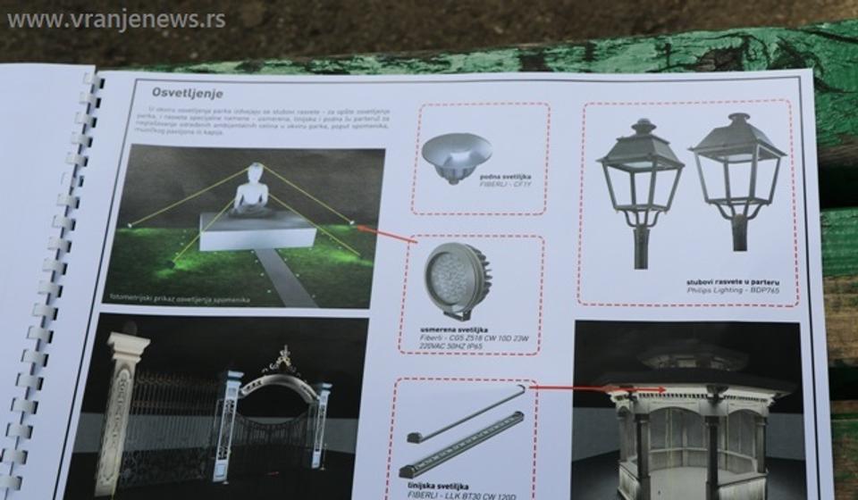 Deo projektom zamišljene rasvete. Foto VranjeNews