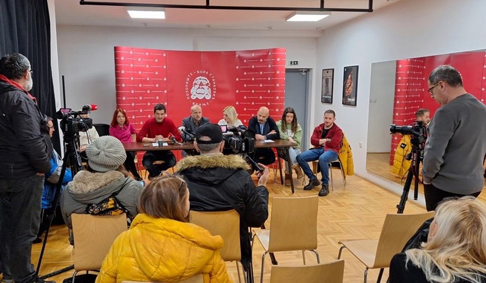 Detalj sa konferencije za medije. Foto Vranje News