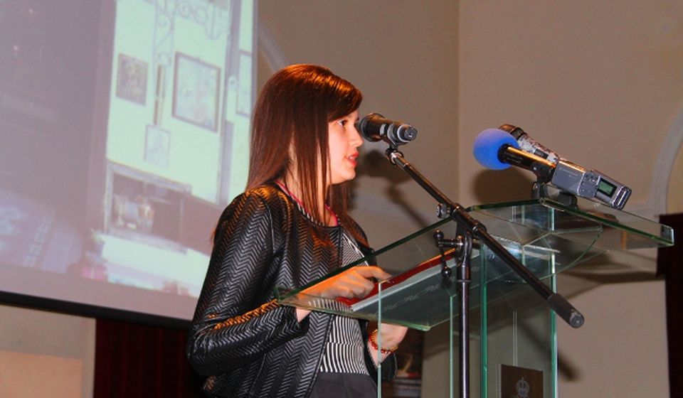 Prvonagrađena na literarnom konkursu pročitala rad: Mihaela Milenković. Foto VranjeNews