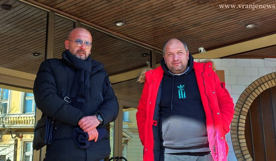 Isidor Stefanović (levo ) i Ivica Petrušević. Foto Vranje News