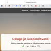 nan veb stranici portala Pčinjski 017 trenutno možete da čitate samo ovo. Foto printscreen Google.rs