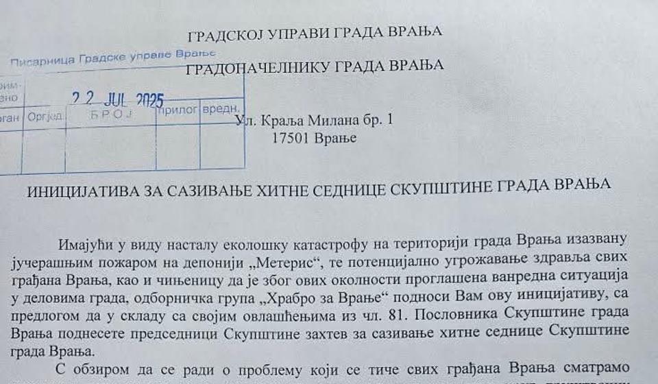 Foto printscreen Hrabro za Vranje