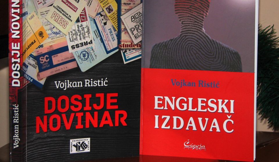 Promotivna cena za kupovinu dve poslednje Ristićeve knjige u paketu. Foto VranjeNews
