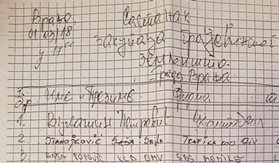 Peticija. Foto Vranjenews