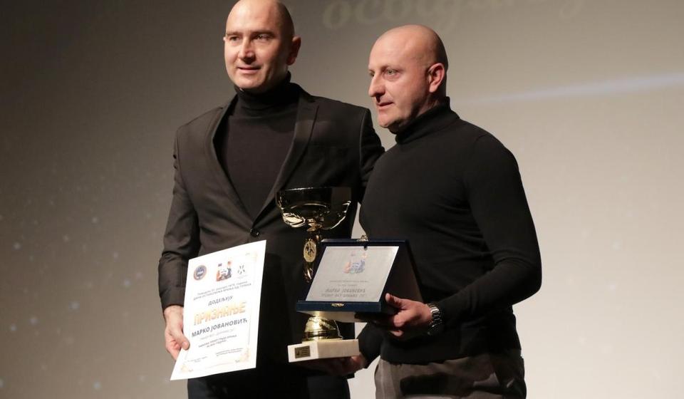 Najbolji sportski stručnjak u 2024: Marko Jovanović, trener fudbalera Dinamo Jug-a. Foto Vranje news