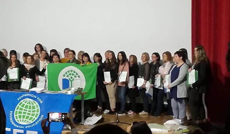 Vranjska škola je nosilac zelene zastave. Foto lična arhiva 