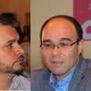 Sadašnji i bivši: Stojmenović (levo) i Stojančić. Foto Vranje News
