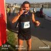 Saša Ćuković oborio lični rekord na maratonu u Beogradu. Foto AK Vranjski maratonci
