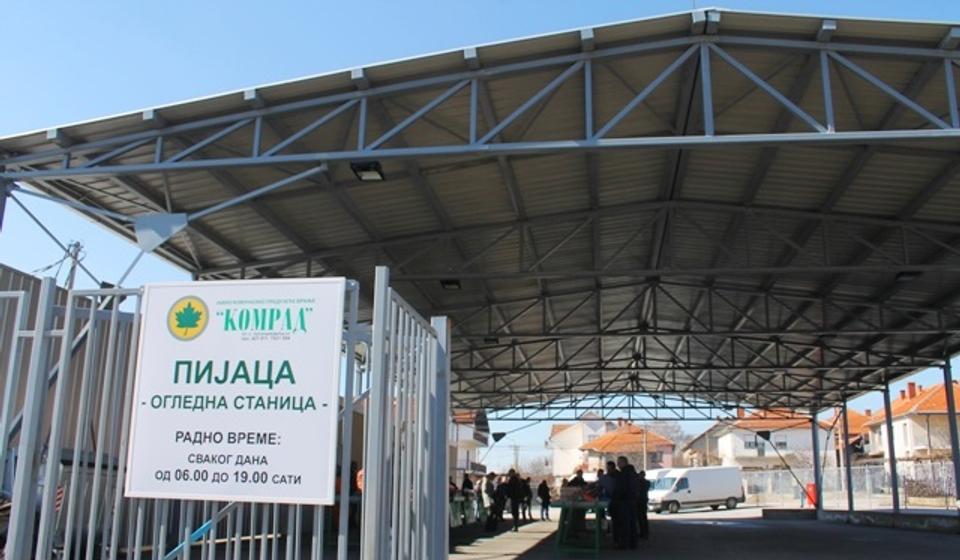Pijaca u Oglednoj stanici. Foto Vranje News