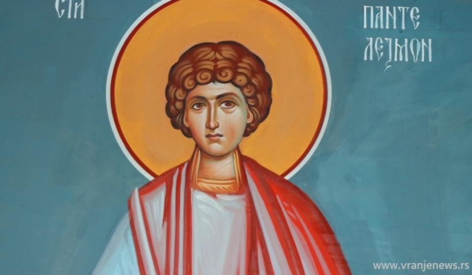 Ikona Svetog Pantelejmona u Sabornom hramu Svete Trojice u Vranju. Foto Vranje News