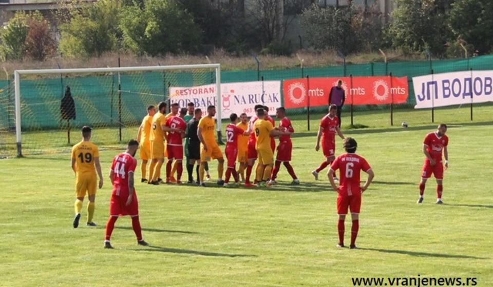 Na momente sevale varnice. Foto VranjeNews
