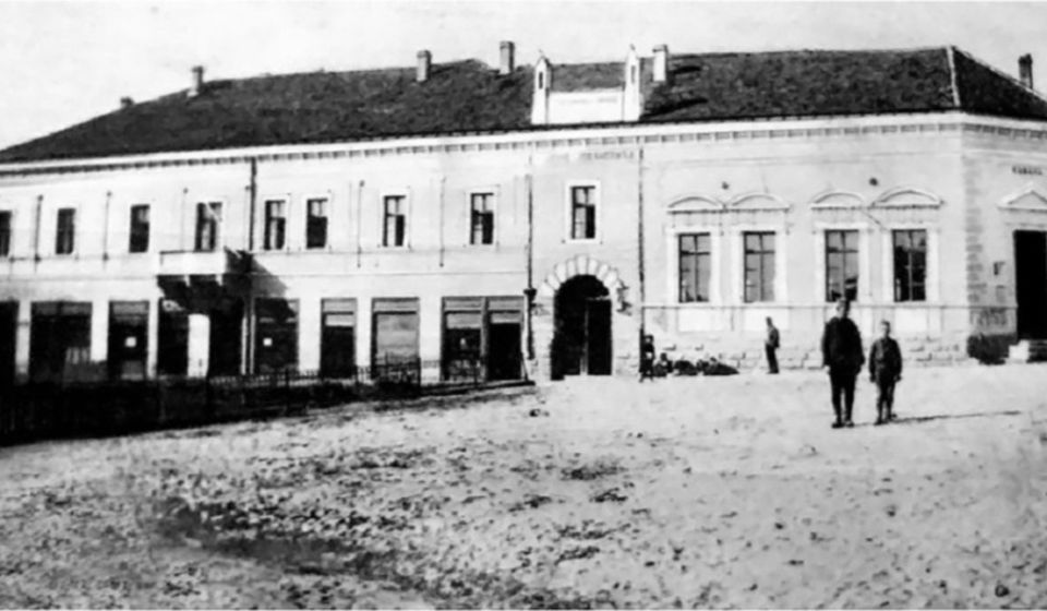 Zgrada Hotela Vranje koju je podigao Janča Jovanović Baldžija. Foto arhiva Dušana Dudeta Đorđevića