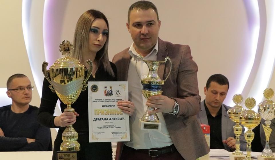 Najbolja sportistkinja Vranja za 2021: Dragana Aleksić. Foto Vranje News