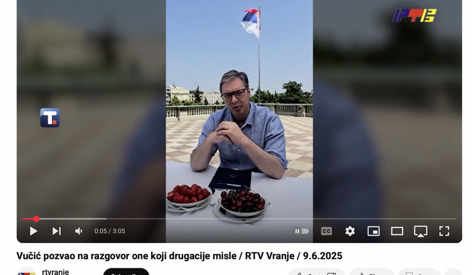 Ima se može se, crešnjice množe se. Foto YouTube (zvanični profil RTV doo)