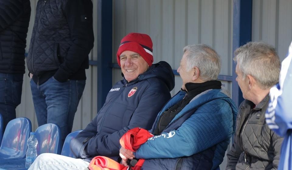 Karasi i ostali veterani Zvezde. Foto Vranje News