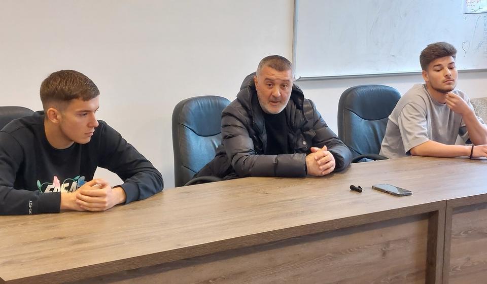 Sa konferencije za medije FK Dinamo Jug. Foto Vranje news