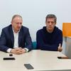 Dragan Đilas na konferenciji za medije u lokalnom odboru SSP-a. Foto Vranje News