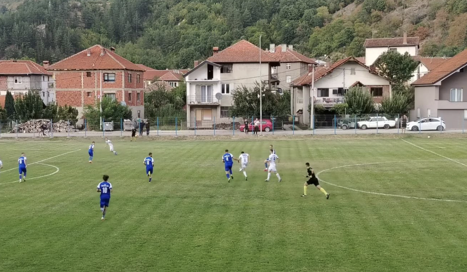 Detalj sa utakmice u Trgovištu. Foto FK Pčinja