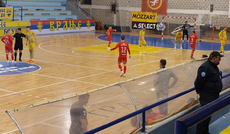 Detalj sa utakmice KMF Vanje - Ekonomac. Foto Vranje News